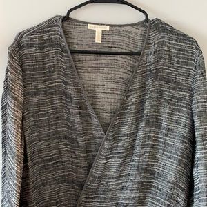 Eileen Fisher Open Linen Cardigan